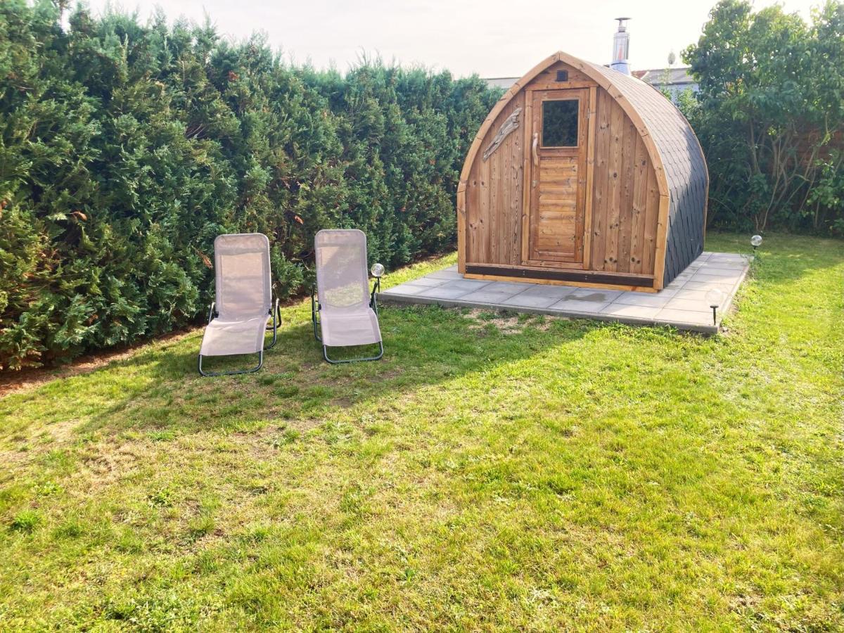 Lehmhaeuschen Mit Sauna Tangermünde Kültér fotó